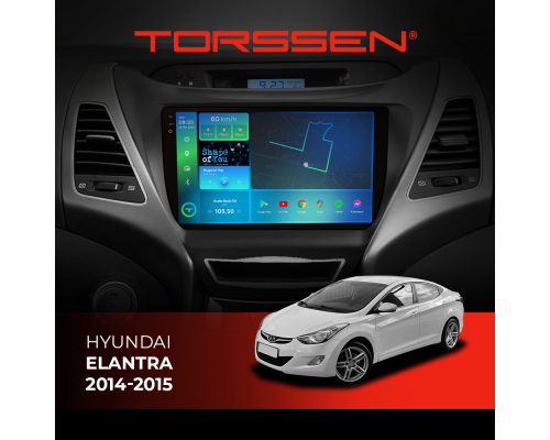 Штатная магнитола Torssen 2K Hyundai Elantra 2014-2015 FL9 4+64Gb 4G Carplay DSP