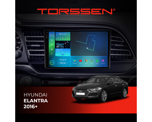 Штатная магнитола Torssen 2K Hyundai Elantra 2016+  FL9 4+64Gb 4G Carplay DSP