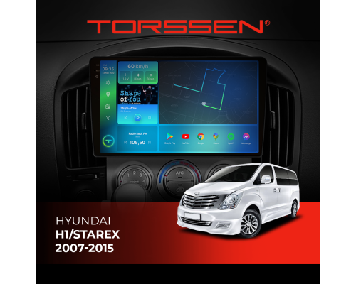 Штатная магнитола Torssen 2K Hyundai H1/Starex 07-15 FL9 4+64Gb 4G Carplay DSP