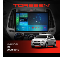 Штатная магнитола Torssen 2K Hyundai I20 08-14 FL10 4+64Gb 4G Carplay DSP