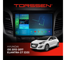 Штатная магнитола Torssen 2K Hyundai I30 12-17/Elantra GT (GD) FL9 4+64Gb 4G Carplay DSP