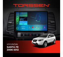 Штатная магнитола Torssen 2K Hyundai Santa Fe 2006-2012  FL9 4+64Gb 4G Carplay DSP