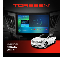 Штатная магнитола Torssen 2K Hyundai Sonata 11- YF FL9 4+64Gb 4G Carplay DSP