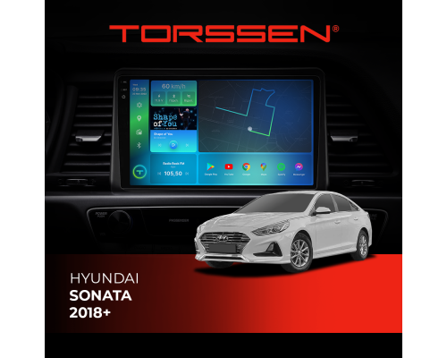 Штатная магнитола Torssen 2K Hyundai Sonata 18+ FL9 4+64Gb 4G Carplay DSP