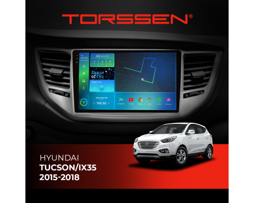 Штатная магнитола Torssen 2K Hyundai Tucson/IX35 2015-2018 FL9 4+64Gb 4G Carplay DSP