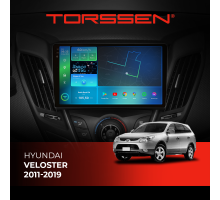 Штатная магнитола Torssen 2K Hyundai Veloster 11-19 FL9 4+64Gb 4G Carplay DSP