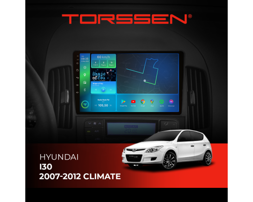 Штатная магнитола Torssen Hyundai i30 2007-2012 climate F9464 4G Carplay DSP