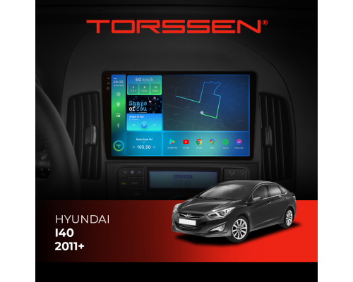 Штатная магнитола Torssen 2K Hyundai i40 2011+ FL9 4+64Gb 4G Carplay DSP