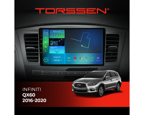 Штатная магнитола Torssen Infiniti QX60 2016-2020 F96128 4G Carplay DSP