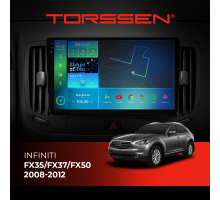 Штатна магнітола Torssen 2K DTS Infinity FX35/FX37/FX50 2008-2012 F9432 4G Carplay DSP