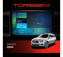 Штатна магнітола Torssen 2K DTS Infinity QX60 F9432 4G Carplay DSP