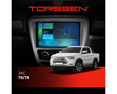 Штатна магнітола Torssen 2K JAC T6/T8 F10432 4G Carplay DSP