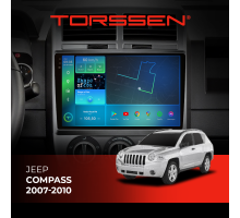 Штатна магнітола Torssen 2K DTS Jeep Compass 07-10 F10432 4G Carplay DSP