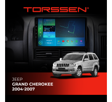 Штатная магнитола Torssen Jeep Grand Cherokee 04-07 F96128 4G Carplay DSP