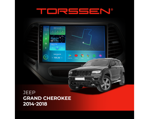 Штатная магнитола Torssen Jeep Grand Cherokee 14-18 F96128 4G Carplay DSP