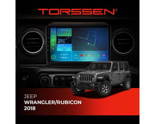 Штатна магнітола Torssen Jeep Wrangler/Rubicon 2018 F9464 4G Carplay DSP