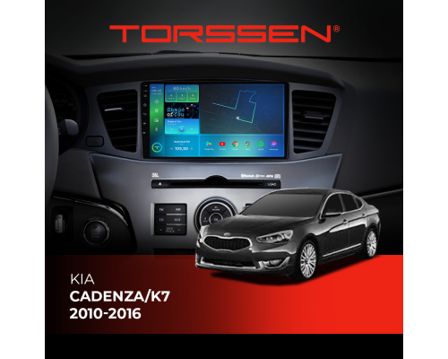 Штатная магнитола Torssen Kia Cadenza/K7 2010-2016 F96128 4G Carplay DSP