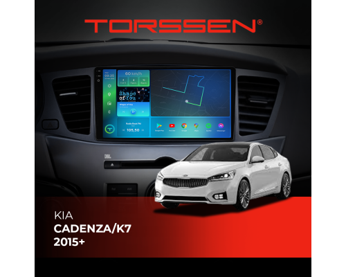 Штатна магнітола Torssen 2K DTS Kia Cadenza/K7 2015+ F9432 4G Carplay DSP