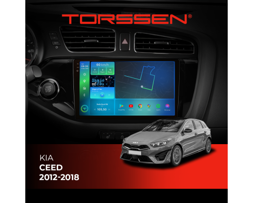 Штатная магнитола Torssen 2K Kia Ceed 12-18 F9464 4G Carplay DSP