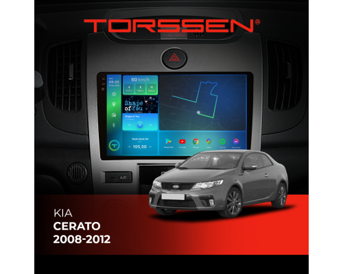 Штатная магнитола Torssen 2K Kia Cerato 08-12 F9464 4G Carplay DSP