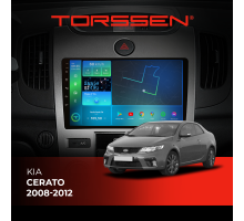 Штатная магнитола Torssen Kia Cerato 08-12 F96128 4G Carplay DSP