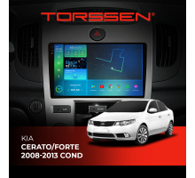 Штатна магнітола Torssen 2K Kia Cerato/Forte 08-13 F9332 4G Carplay DSP conditioner