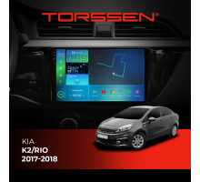 Штатная магнитола Torssen 2K Kia K2/Rio 17-18 F9464 4G Carplay DSP