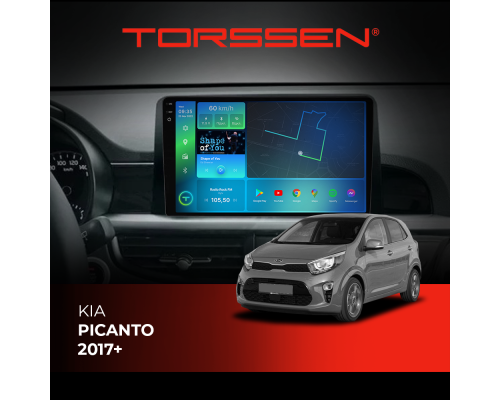 Штатна магнітола Torssen 2K DTS Kia Picanto 2017+ F9432 4G Carplay DSP