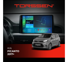 Штатная магнитола Torssen 2K Kia Picanto 2017+ F9464 4G Carplay DSP