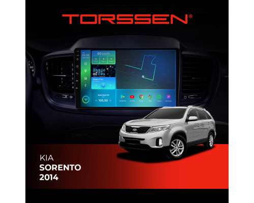 Штатная магнитола Torssen 2K Kia Sorento 2014 F10332 4G Carplay DSP