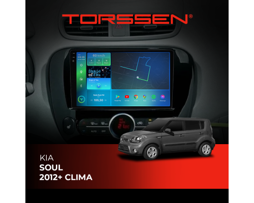 Штатная магнитола Torssen 2K Kia Soul 2012+ clima F9464 4G Carplay DSP