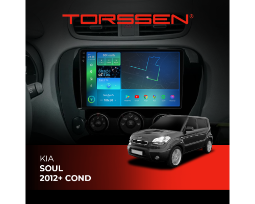 Штатна магнітола Torssen 2K DTS Kia Soul 2012+ cond F9432 4G Carplay DSP