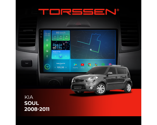 Штатна магнітола Torssen 2K DTS Kia Soul 08-11 F9432 4G Carplay DSP