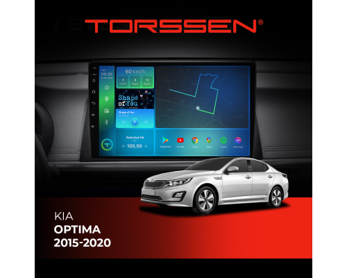 Штатна магнітола Torssen Kia Optima/K5 2015-2020 F10464 4G Carplay