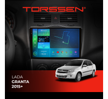 Штатна магнітола Torssen 2K DTS Lada Granta 15+ F9432 4G Carplay DSP