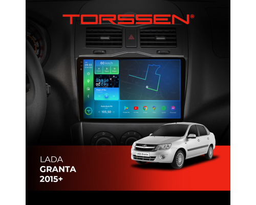 Штатная магнитола Torssen 2K DTS Lada Granta 15+ F9432 4G Carplay DSP