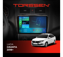 Штатна магнітола Torssen 2K DTS Lada Granta 18+ F9432 4G Carplay DSP