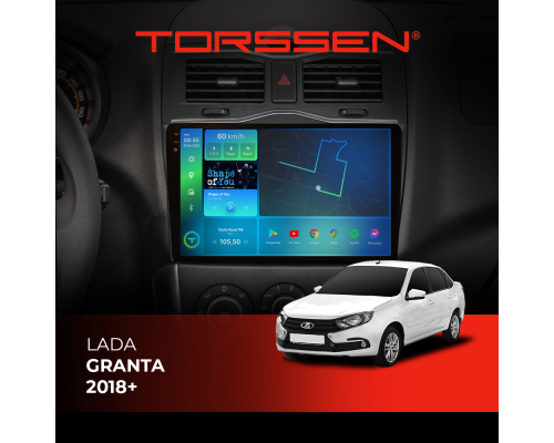 Штатна магнітола Torssen 2K DTS Lada Granta 18+ F9432 4G Carplay DSP