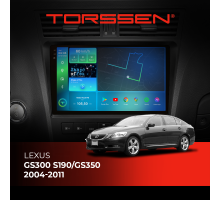 Штатна магнітола Torssen 2K DTS Lexus GS300 S190/GS350 04-11 F9432 4G Carplay DSP