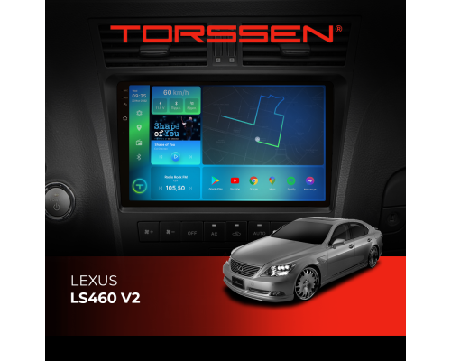 Штатна магнітола 2K Torssen Lexus LS460 V2 F9332 4G Carplay DSP