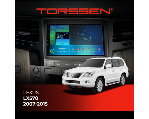 Штатная магнитола Torssen Lexus LX570 2007-2015 F9464 4G Carplay DSP