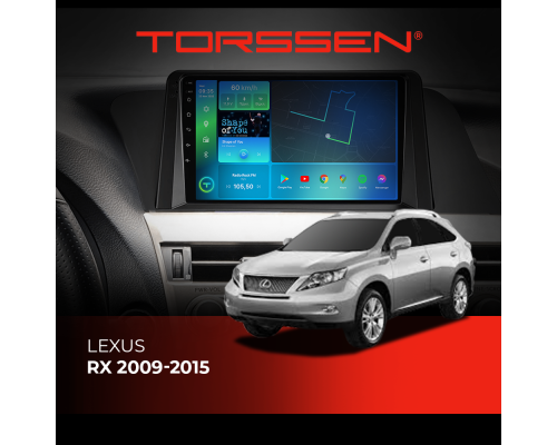 Штатна магнітола Torssen Lexus RX 09-15 F9464 4G Carplay DSP