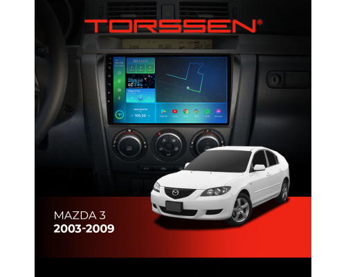 Штатная магнитола TORSSEN Mazda 3 03-09 F9464 4G