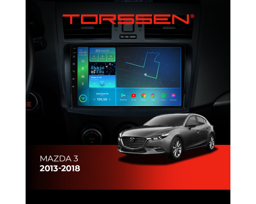 Штатная магнитола Torssen Mazda 3 13-18 F9464 4G