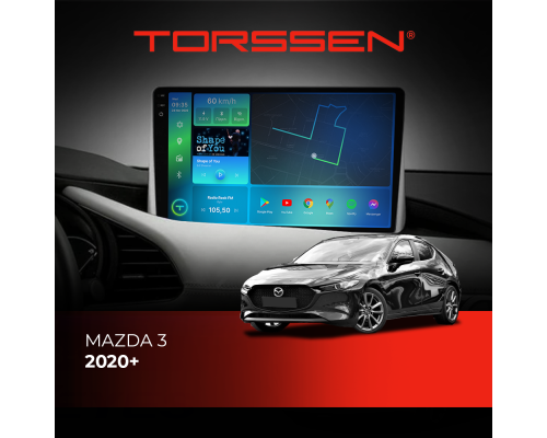 Штатна магнітола 2K Torssen Mazda 3 2020+ FL10 4+64Gb 4G Carplay DSP