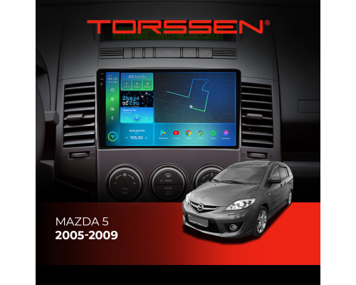 Штатна магнітола Torssen 2K DTS Mazda 5 05-09 F9432 4G Carplay DSP