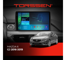 Штатна магнітола Torssen 2K DTS Mazda 6 GJ 16-19 F9432 4G Carplay DSP