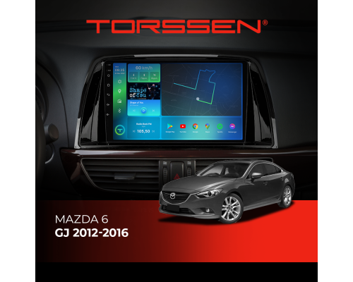 Штатная магнитола Torssen Mazda 6 GJ 2012-2016 F96128 4G Carplay