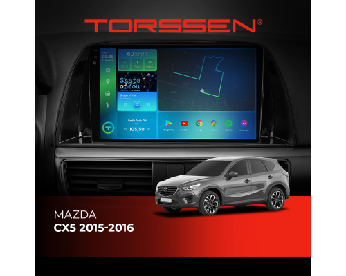 Штатна магнітола Torssen 2K DTS Mazda CX5 2015-2016 F9432 4G Carplay DSP