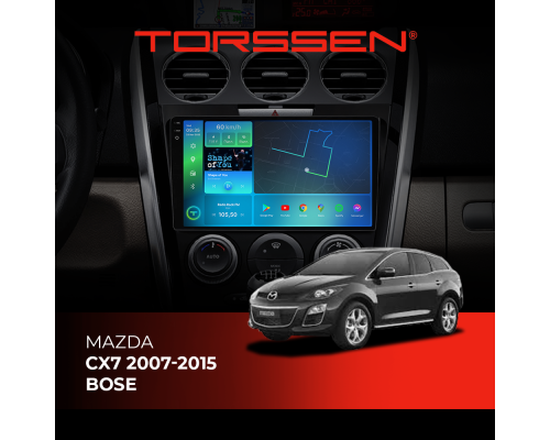 Штатна магнітола Torssen 2K DTS Mazda CX7 07-15 Bose F9432 4G Carplay DSP